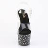 Pleaser - STARDANCE708 Sandale à bride à la cheville, Pole dance chaussures - Noir Product image